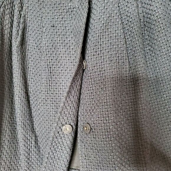 Kenneth Cole Reaction short shrug cardigan textured Jacket Women's size 2 Black - Picture 4 of 7